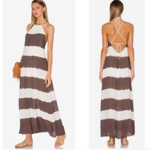 BAILEY44 Galabeya Sold Out At REVOLVE Striped Halter Maxi Dress - Size 6